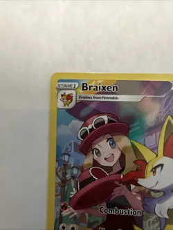 Braixen TG01/TG30 Holo Silver Tempest Trainer Gallery Pokemon NM - Image 5