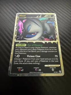 POKEMON ⭐ Absol PRIME CARTA ULTRA RARA HOLO 🇬🇧 TRIUMPHANT 91/102 NMINT - Image 4