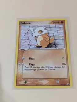 2005 Pokemon Cubone 60/113 Delta Species Regular Vintage - Image 1