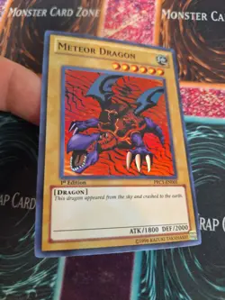 Yugioh Meteor Dragon PRC1-EN001 Super Rare 1st Edition Near Mint - Image 2
