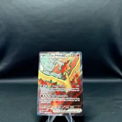 Team Rocket's Moltres EX 208/182 - Destined Rivals - Pokemon Card TCG NM/M - Image 1
