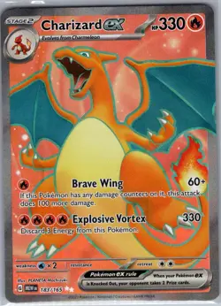 Charizard ex 183/165 SV: Scarlet & Violet 151 - Pokemon Card - NM - Image 1