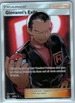 Giovanni's Exile (Full Art) 67/68 Hidden Fates - Pokemon Card - NM - Image 1