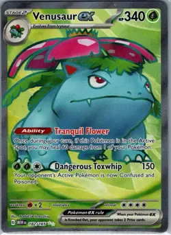 Venusaur ex 182/165 SV: Scarlet & Violet 151 - Pokemon Card - NM - Image 1