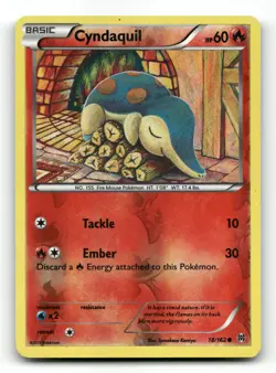 Cyndaquil 18/162 - BREAKthrough Reverse Holo - Pokemon Card LP - Image 1