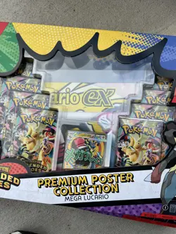 Pokemon TCG, Ascended Heros Lot Of (6) Premium Poster Collection Mega Lucario - Image 2