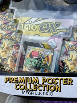Pokemon TCG, Ascended Heros Lot Of (6) Premium Poster Collection Mega Lucario - Image 5