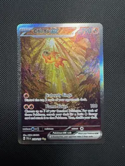 Pokemon Chi-Yu ex 259/193 Sv02: Paldea Evolved-Special Illustration Rare NM - Image 1