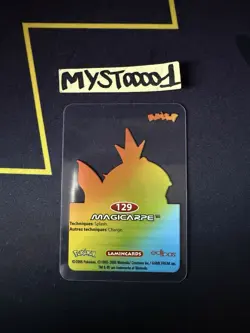 Carte Pokemon Lamincards 129 Magicarpe Francais 2005 Occasion - Image 2