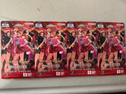 One Piece Card Game Heroines Edition Booster Pack ( lot of 4) - Image 1