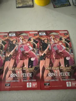 One Piece Card Game Heroines Edition Booster Pack ( lot of 4) - Image 3
