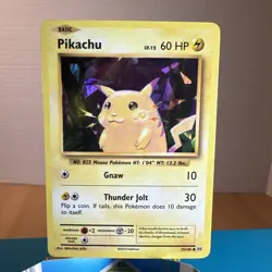 Pikachu - 35/108 - Pokemon Evolutions Common Cracked Ice Holo LP - Image 1
