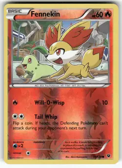 Fennekin (10) XY - Fates Collide Common Pokemon Near Mint or Better - Image 1