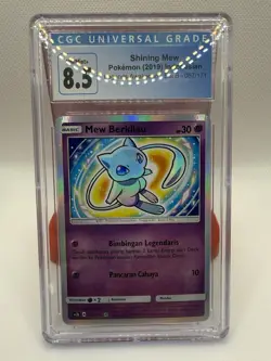 Pokemon Shining Mew CGC 8.5 2019 Legends Awakened Indonesian 067/171 Holo - Image 1