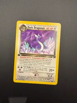 Pokemon Dark Dragonair 1st Edition Uncommon Team Rocket 33/82 LP - Image 1