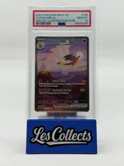 2023 Pokemon MEW EN-151 Special Illustration Rare #199 Charizard EX PSA 10 - Image 1