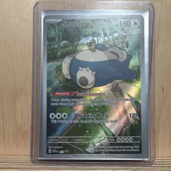 Pokemon TCG Snorlax 051 Promo Scarlet & Violet Black Star 151 Promo - Image 1