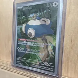Pokemon TCG Snorlax 051 Promo Scarlet & Violet Black Star 151 Promo - Image 2