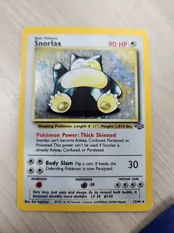 Snorlax 11/64 Jungle Holo Rare Unlimited Pokemon TCG - Image 1
