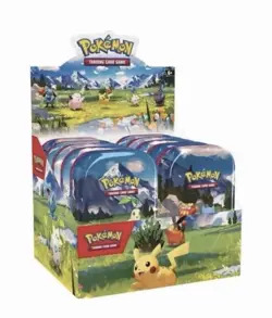 Pokemon TCG Ascended Heroes MINI TIN DISPLAY BOX Factory Sealed 10x Tins - Image 1