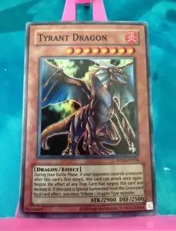 Yu-Gi-Oh! TCG Effect Tyrant Dragon Tyrant Dragon Super Rare Holo - Image 1