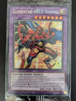 Elementar-HELD Sunrise LDS3-DE104 Secret Rare Deutsch NM YUGIOH - Image 1