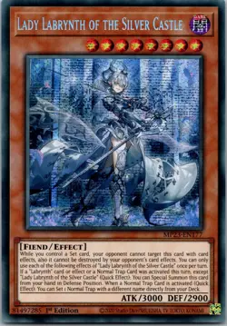Yugioh Lady Labrynth of the Silver Castle MP23-EN177 1st Edition Secret Rare NM - Image 1