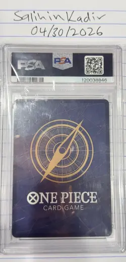 Bandai Zoro-Juurou #004 OP09 Treasure Rare Foil PSA 10 One Piece CCG EN 2024 - Image 2