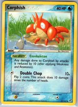 Corphish 57/107 Non Holo Deoxys - Pokemon Card - NM - Image 1