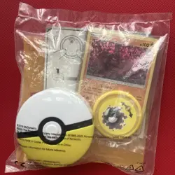 Onix (9/12) - Pokemon McDonald’s Promo Card SEALED. + Pokeball and Gastly Coin - Image 1