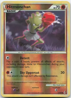 Hitmonchan 57/95 Reverse Holo Call of Legends Pokemon Card NM - Image 1