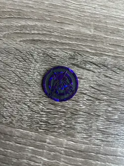 Alakazam Pokemon Plastic Coin Medal Old Yamabuki Gym Sabrina Card Game 1999 - Image 1