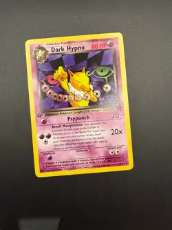 Pokemon Dark Hypno (26) 1st Edition Rare Team Rocket 26/82 LP - Image 1