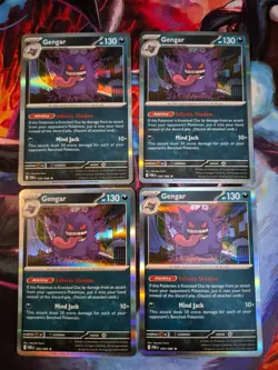 Pokemon TCG Gengar 050/088 Perfect Order Holo and reverse Holo Lot of 8 MT/NM! - Image 2