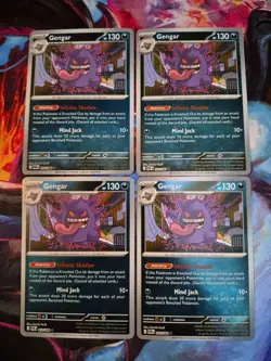 Pokemon TCG Gengar 050/088 Perfect Order Holo and reverse Holo Lot of 8 MT/NM! - Image 4