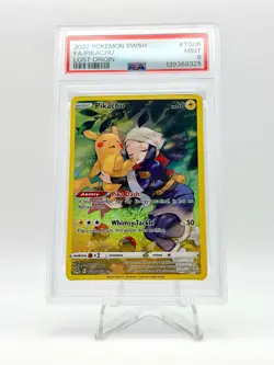 2022 POKEMON LOST ORIGIN TRAINER GALLERY PIKACHU TG05/TG30 PSA 9 - Image 1