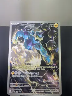 Pokemon Center Thundurus Black Bolt SVP 209 ETB Promo TCG Stamped - Image 1