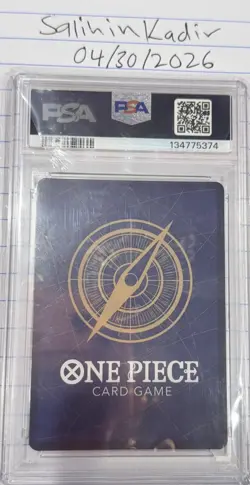 Bandai Otama PRB02-016 Vol. 2 Alt Art Rare Foil PSA 10 One Piece CCG EN - Image 2