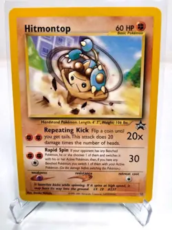 Hitmontop WoTC Vintage Promo Basic Pokemon Card Excellent Condition - Image 1