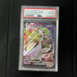 2020 Pokemon Champions Path # 017 Full Art Gardevoir VMAX PSA 10 Card GEM MINT! - Image 2
