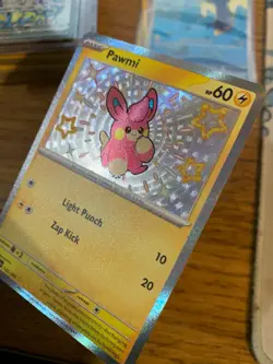 NM! Pawmi (142/091) Paldean Fates Baby Shiny Rare Pokemon Card! FREE P&P! - Image 4