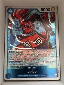 PRB02-007 Jinbe English R One Piece TCG Card Game - Image 1