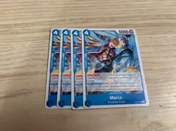 ST22-012 Playset 4 x Marco C English NM One Piece TCG Card Game - Image 1
