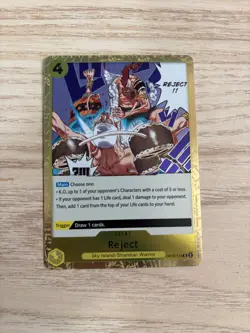 OP06-116 Reject English R NM One Piece TCG Card Game - Image 1