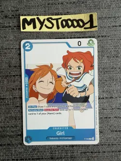 Carte One Piece Nami Girl P-096 Promo Card Pre-Release Participation English - Image 1