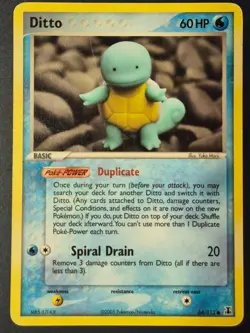 Ditto 64/113 Common Delta Species Pokemon Moderately Played - Image 1