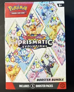 Pokemon Scarlet and Violet Prismatic Evolutions Booster Bundle *SEALED* - Image 1