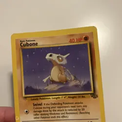 Pokemon TCG Cubone 50/64 - 1st Edition Jungle Non Holo Card - Image 2