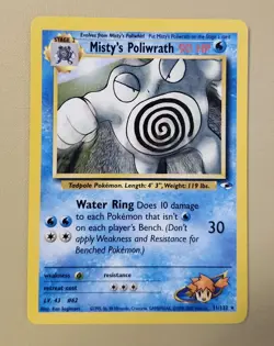 2000 Pokemon WOTC English Gym Heroes Misty's Poliwrath GHmP5 - Image 1