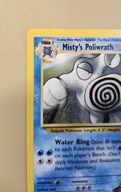2000 Pokemon WOTC English Gym Heroes Misty's Poliwrath GHmP5 - Image 2